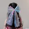 Pasador de Pinza para el Pelo con Lazo en la Parte Posterior de la Cabeza para Niñas, Fresco Macarrón Dulce Princesa, Accesorios para el Cabello de Bebé