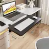 Tablero de extensión de escritorio plegable, bandeja para teclado, extensión de computadora, tablero de extensión de mesa alargado y ampliado, soporte de expansión