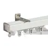Riel de deslizamiento de aleación de aluminio de alta resistencia engrosado de 3 mm, riel recto para cortina silenciosa, riel doble, riel guía, riel para cortina