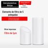 Máquina de Demonstração de Elemento Filtrante de Algodão PP de 5 polegadas Acessórios para Elemento Filtrante Máquina de Água Pura Núcleo PPF Filtro de Vinho Purificador de Água de Estágio Único de 5 polegadas