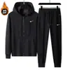 Trajes Deportivos para Hombres y Mujeres, Nuevos de Otoño e Invierno de Moda Holgados Casuales para Pareja Sudadera Cardigan Traje Deportivo Casual para Hombres