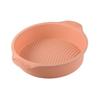 Em Estoque Formas Redondas para Bolo de 10 polegadas Mousse Chiffon Forma para Pão Silicone de Grau Alimentício Forma para Bolo Assadeira de Pizza