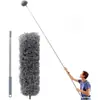 Nuevo Plumero Doméstico de Plumas 2.8 Metros Limpieza Estática del Hogar Eliminación de Polvo Techo Extendido Telescópico Plumero para Quitar el Polvo
