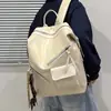 Mochila de pareja estilo retro de motocicleta americana, adecuada para estudiantes universitarios, para llevar laptops a las clases de la mañana, y para ir al trabajo o viajes cortos
