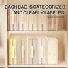 Bolsa de almacenamiento para edredón de plumón impermeable y a prueba de humedad, Bolsa organizadora de ropa y edredones para mudanza del hogar, Bolsa de armario de malla con clip de PVC