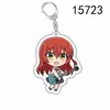 Colgante del anime "Bocchi the Rock!"Presentando a Bocchi-chan y Nika Nika, con expresiones geniales, adecuado para mochilas y como un llavero exquisito"