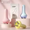 Novo Massageador Roller de Corpo Inteiro com 5 Bolas Magnéticas Ferramenta de Massagem Escova de Meridianos Manual de Aço Inoxidável para Cintura e Abdômen