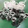 Válvula de bola de teflón M-111 más manguito de tarjeta de tapón de fibra de carbono tubo de casquillo de presión resistente a altas temperaturas
