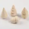 DIY Árboles de Madera Pintados Creativos para Niños Accesorios de Bellota Estilo Pastoral Árbol de Navidad Decoración Navideña Adornos de Grafiti