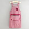 Delantal Smock Transpirable Antimanchas para Cocina Casera de Mujer, Delantal Antimanchas y Resistente a las Manchas, Ropa de Trabajo de Manga Larga a la Moda para Adultos