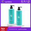 Frasco hexagonal de shampoo de 500ml frasco de gel de banho multicolorido frasco de embalagem de produto químico diário de condicionador