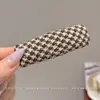 Pinza para el Cabello Melaleuca Otoño e Invierno para Mujer Lazo Estampado Leopardo Exquisita Pinza BB Accesorios para el Cabello Nuevo Estilo 2026 Pinza de Pato de Punto Versátil