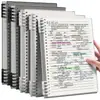 Caderno A4 de Folhas Soltas, Caderno Grande para Estudantes do Ensino Médio, Caderno A5 Destacável B5, Caderno com Pauta Quadriculada, Alto Valor Estético