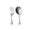 Cuchara de Té de Acero Inoxidable 304 Cuchara Tenedor Cabeza Grande Corta Vajilla Pequeña para Niños Regalo Vajilla Auxiliar Tienda para Mamá y Bebé