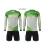Uniformes de Futebol Infantis de Manga Longa para Outono e Inverno para Homens e Mulheres, Uniformes Respiráveis e de Secagem Rápida para Treinamento e Competição de Futebol para Adultos, Personalizados