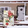 Navidad Transfronteriza Más Vendido Árbol de Navidad Elfo Festividad Decoración de Patio Bandera de Jardín Bandera de Lino Doble Cara Personalización