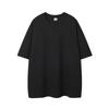 Camiseta holgada de manga corta de algodón para hombre y mujer, estilo Hong Kong, de marca de moda urbana, de color sólido, para jóvenes, verano 2024