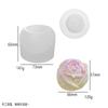 Molde de silicona Guofeng para hornear pudín de flores de hibisco, mousse, pastel, bricolaje, forma de rosa, vela creativa, flor
