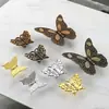 Manija moderna de lujo ligero estilo chino de mariposa simulada de aleación de zinc para instalación en puertas de sala de estar, dormitorio, cajones, gabinetes y alacenas