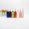 Garrafa cosmética redonda de 50ml com ombro arredondado e tampa de bico pontudo embalagem de pigmento de tinta garrafa vazia elétrica portátil fornecimento de fábrica