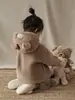 Conjunto de Peluche de Oso para Niñas Wulibu Cálido Otoño e Invierno 2026 Nuevo Lindo Conjunto de Chaqueta y Pantalones para Niños Moderno