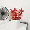 Decoración de Planta Verde Artificial Planta Pequeña en Maceta Flor de Plástico Flor Falsa Juego de Arreglo de Flores Artificiales Decoración de Bonsái Arreglo de Flores para el Hogar Planta en Maceta