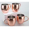 Tazas de Acero Inoxidable Transfronterizas, Jarras para Cerveza, Tazas Personalizadas Moscow Mule, Tazas para Bebidas Frías de Bar, Venta al por Mayor