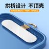 Cordón para Teléfono Móvil Espaciador Clip de Acero Inoxidable Elegante Fuerte Anti-Pérdida Ultradelgado Adhesivo Metálico para la Parte Trasera Parche Universal para Funda de Teléfono