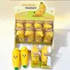 Brinquedo de Apertar Banana Emoji Venda Quente Transfronteiriça, Blocos de Construção de Farinha Realistas, Brinquedo para Alívio do Estresse, Presente de Fábrica no Atacado