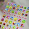 Pegatinas para Uñas de Dibujos Animados Emoji de Moda M1316 Gradiente de Color Avatar Emoji Divertido Pegatinas para Uñas
