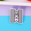 Broche de gatito acrílico de dibujos animados, estilo ins, venta al por mayor, para ropa, bolso, colgante, parche, alfiler de joyería
