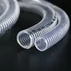 Tubo de fio de aço resistente a alta temperatura de PVC 160 C tubo de fio de aço transparente espessado resistente à temperatura resistente ao desgaste tubo de plástico de fio de aço absorção de calor óleo poeira