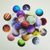 Novos Adesivos Transparentes Coloridos da Série Planeta Espacial com 56 Peças Material PET Adesivos Decorativos de Planeta Surpreendentes e Requintados