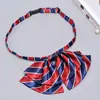 Gravata Pequena Laço Duplo Feminina Comissária de Bordo Bancária Roupa de Trabalho Camisa Roupa Social Fivela de Colarinho