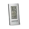 Relógio Despertador Digital de Mesa Criativo, Simples e Moderno do Fabricante com 3 Telas LCD Redondas, Calendário Perpétuo, Soneca, Silencioso