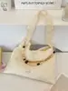 53144 Bolso Chaleco Jacquard Estilo Coreano con Bordado de Florcitas Pequeñas Tridimensionales Bolso para Debajo del Brazo para Estudiantes Mujeres Bolso de Hombro