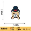 Acessórios de Roupa Infantil Desenho Animado Toalha de Urso Grande Adesivos de Tecido Bordados Adesivos de Patch Bordados Adesivos DIY Costurados à Mão