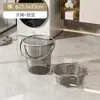Balde d'água transparente, bacia, concha d'água, conjunto de balde e bacia de plástico, conjunto de três peças para banho de estudante de dormitório, uso doméstico, luxo leve