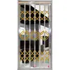 Puerta de Entrada de Acero Inoxidable Corredera a Medida, Puerta Plegable de Balcón, Puerta Corredera de Entrada para el Hogar, Puerta Corredera Telescópica