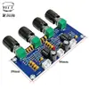 Placa Módulo Amplificador Preamp de Doble Canal con Doble Amplificador Operacional NE5532 de Gama Alta Placa Frontal DC12V-24V Placa de Control de Tono