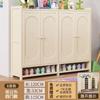 Zapatero Multicapa Gabinete para Zapatos Hogar Pasillo Puerta de Entrada Interior Entrada Integrado Gran Capacidad Blanco Gabinete de Almacenamiento