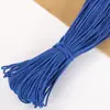 Banda Elástica Redonda de 2.5 mm de Colores en Stock, Cordón Elástico de Látex Hilado con Núcleo Blanco Natural, Banda de Goma Negra al por Mayor