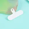 Parche de Silicona para Correa de Teléfono Color Macarrón Agujero en Forma de T Pegatina Trasera para Funda de Teléfono Pieza Colgante Fija Anti-Pérdida DIY