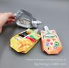 Saco com bico de folha de alumínio em gel de sucção personalizado para embalagem de suco de frutas e vegetais, suplemento alimentar para bebês, saco de embalagem de iogurte 80g