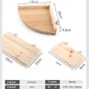 Plataforma de Madera Maciza para Pájaros, Pedal para Loro, Plataforma de Descanso, Peonía Piel de Tigre, Palo de Descanso Fénix Negro, Soporte Colgante, Accesorios para Jaulas de Pájaros