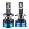Novas Luzes de LED para Carro de Venda Quente Exclusivas de Comércio Exterior Transfronteiriço, Faróis Automotivos H7H4H11, Faróis de LED Automotivos com Tubo Duplo de Cobre