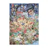 Art Blue 154.0 Pegatinas de Paisaje Pegatinas de Escena Miniatura Estilo Chino Pegatinas Estereoscópicas 3D para Aliviar el Estrés Pegatinas para Diario DIY