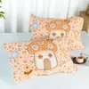 Funda de Almohada de Dibujos Animados de Burbujas Estilo Nuevo, Algodón Puro, un Par para Uso en Casa, Funda de Almohada Individual, Tacto Suave y de Alta Gama, Adecuada para Todas las Estaciones