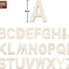 Adornos Alfanuméricos Ingleses de Madera al por Mayor Artesanías de Madera DIY Letra Decoración Creativa Ventas Directas de Fábrica