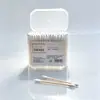 Cuchara para Oídos Bastoncillo de Algodón Desechable Higiénico Bastoncillo de Algodón Cosmético Bastoncillo de Algodón Doméstico Doble Punta Bastoncillo de Madera para Oídos Bastoncillo de Algodón